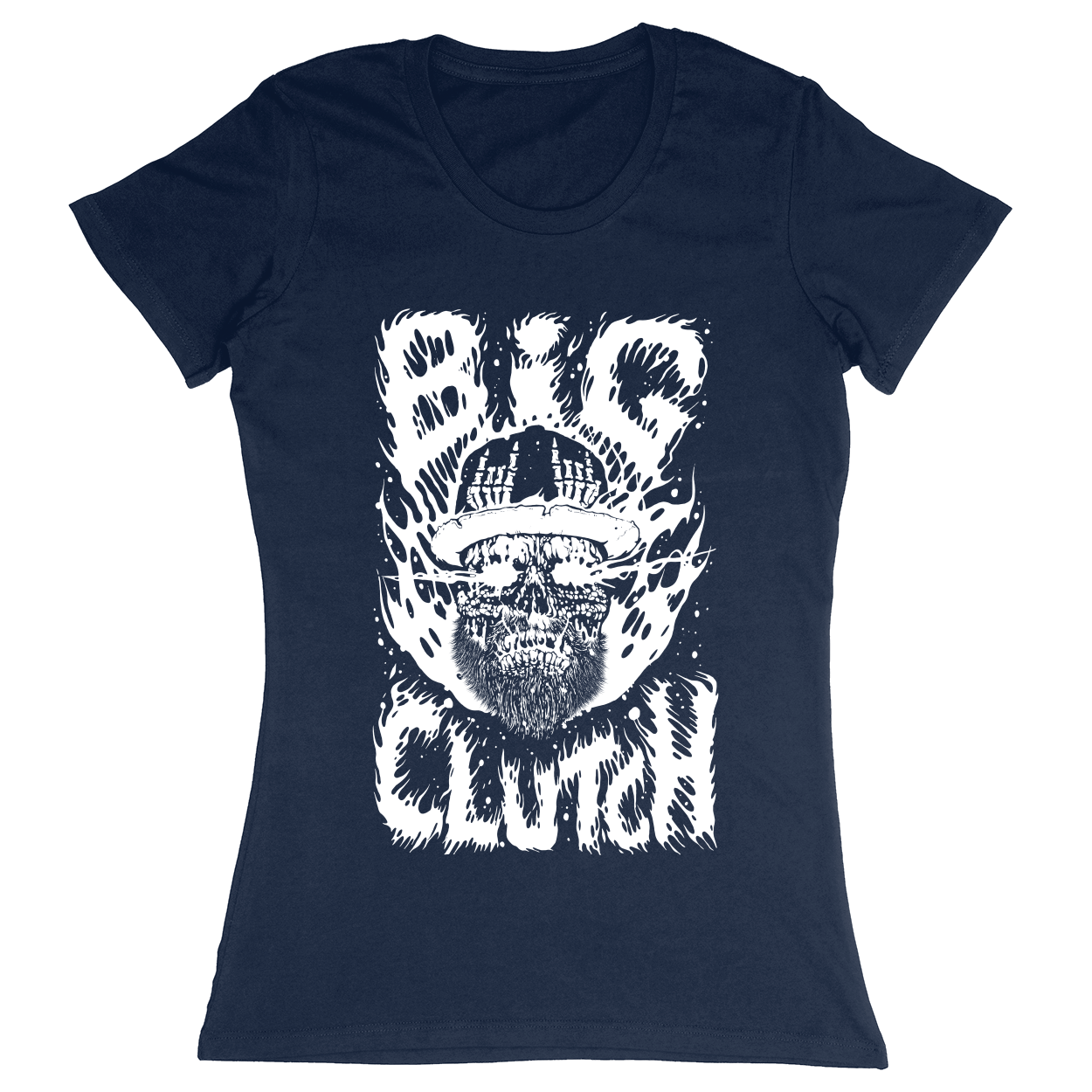 Premium Ladies Fitted Soft T-Shirt - Navy - front***Navy|||Premium Ladies Fitted Soft T-Shirt
