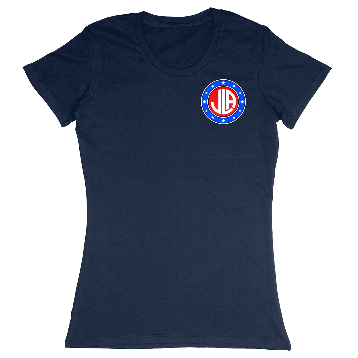Premium Ladies Fitted Soft T-Shirt - Navy - front***Navy|||Premium Ladies Fitted Soft T-Shirt