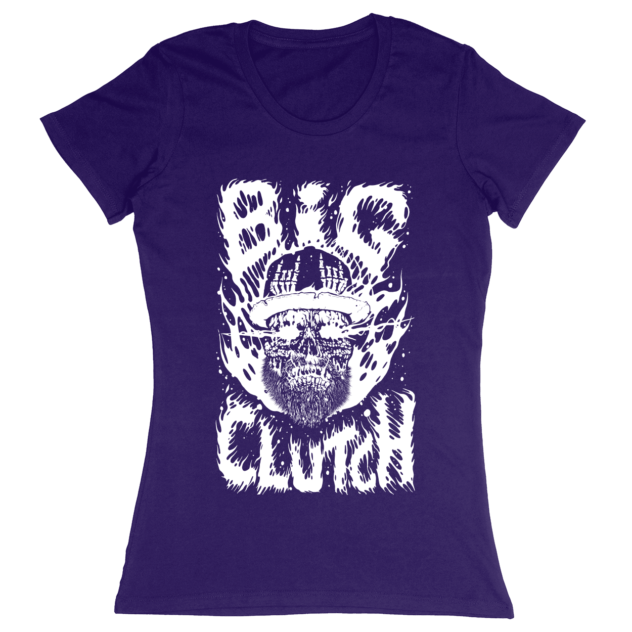 Premium Ladies Fitted Soft T-Shirt - Purple - front***Purple|||Premium Ladies Fitted Soft T-Shirt