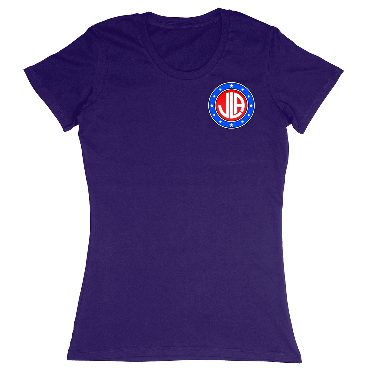 Premium Ladies Fitted Soft T-Shirt - Purple - front***Purple|||Premium Ladies Fitted Soft T-Shirt