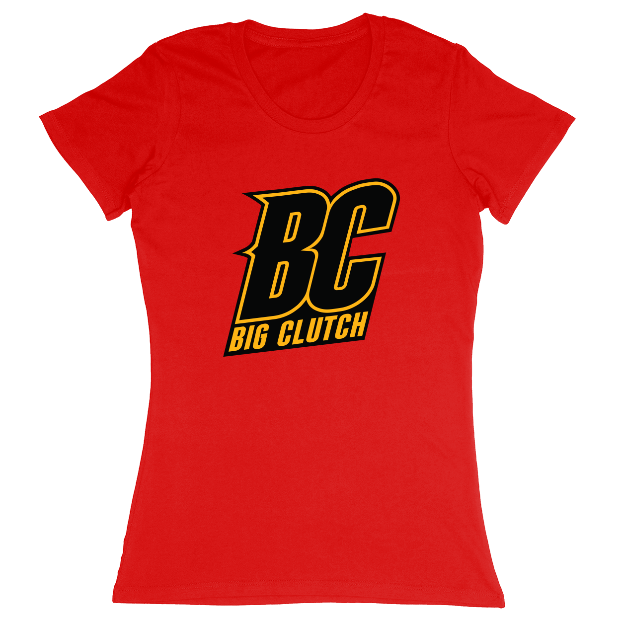 Premium Ladies Fitted Soft T-Shirt - Red - front