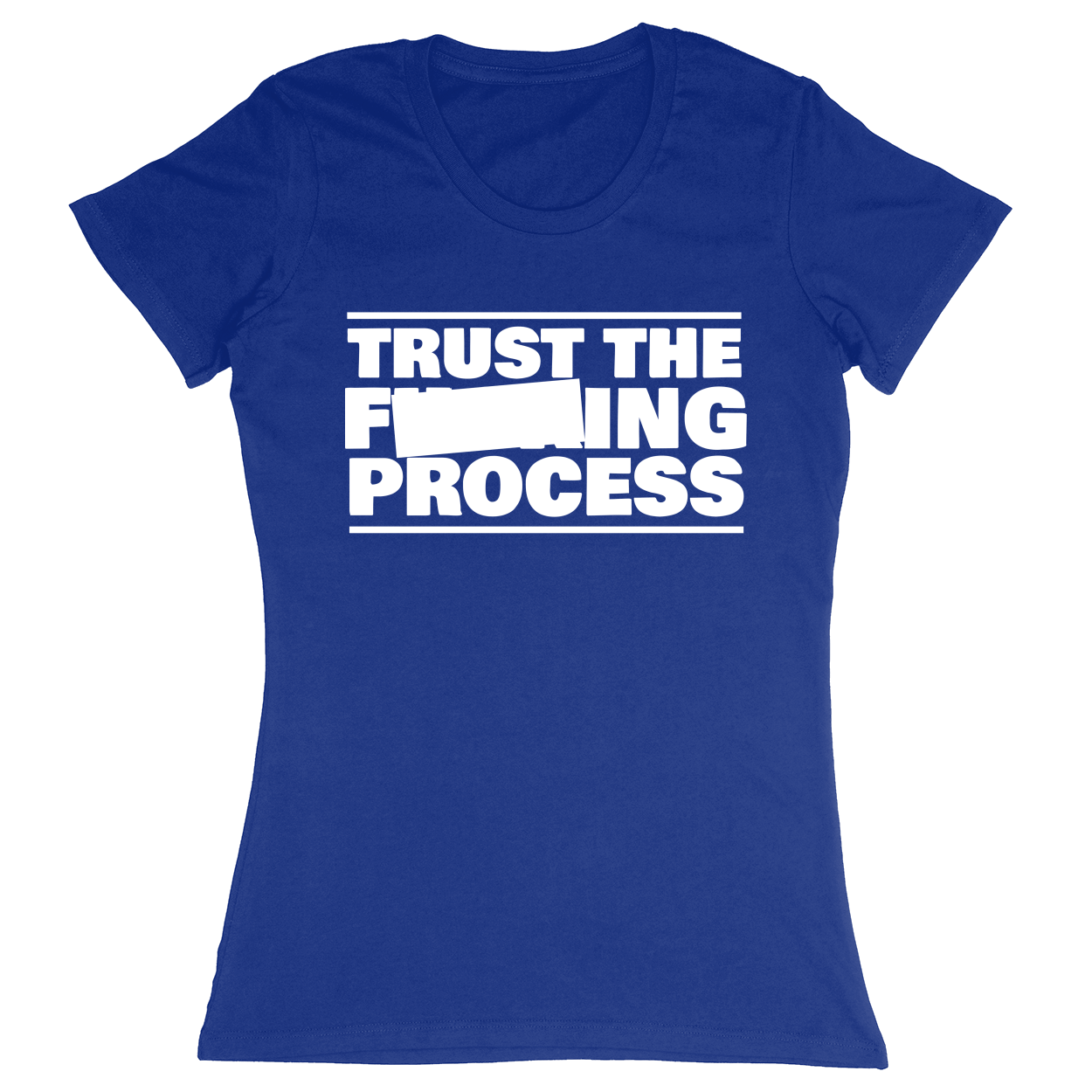 Premium Ladies Fitted Soft T-Shirt - Royal - front***Royal|||Premium Ladies Fitted Soft T-Shirt