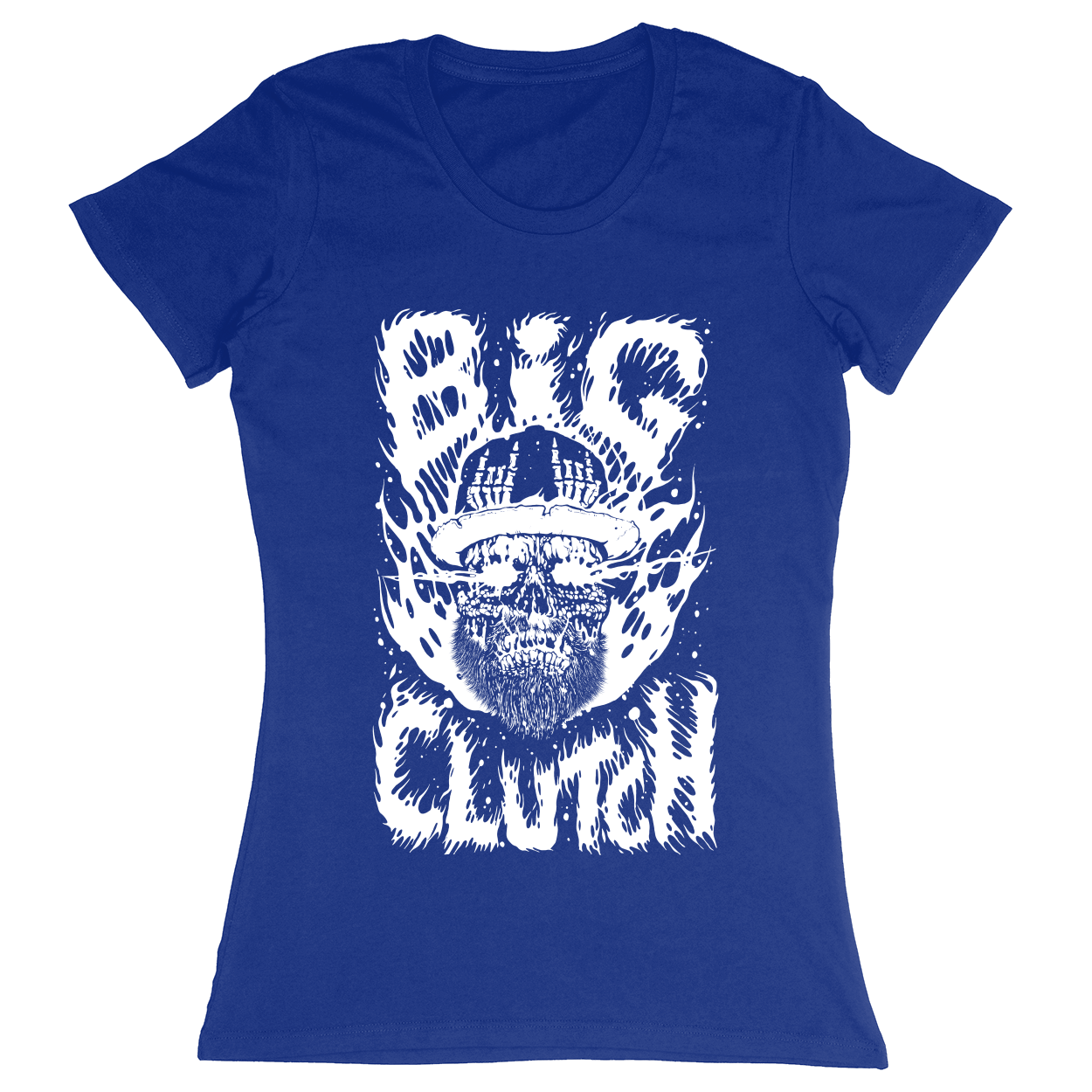 Premium Ladies Fitted Soft T-Shirt - Royal - front