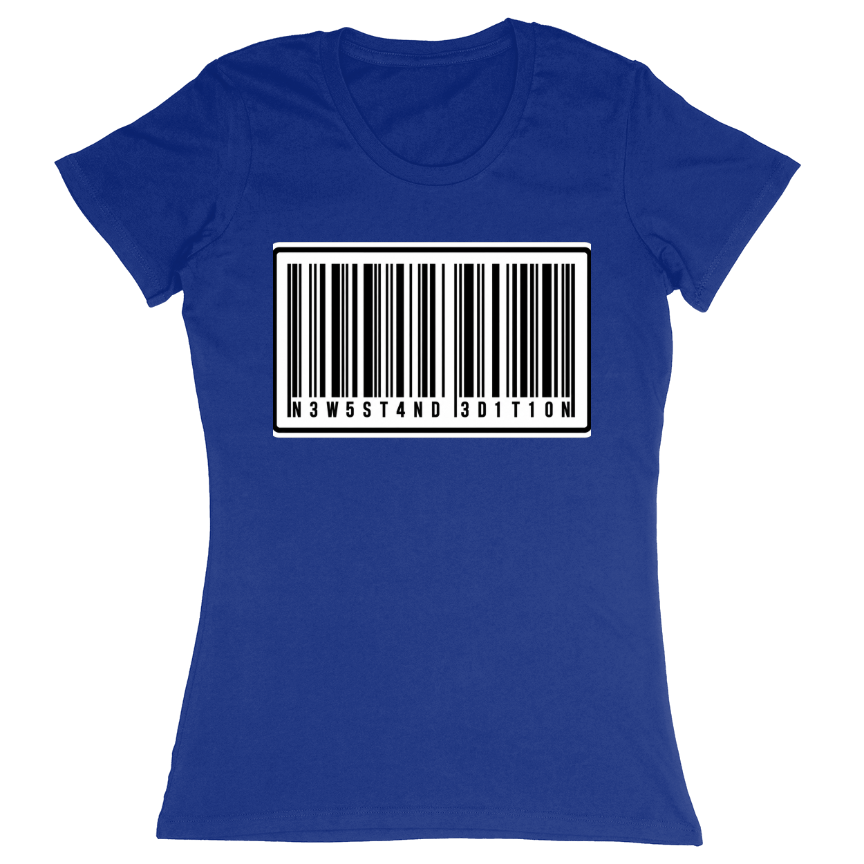 Premium Ladies Fitted Soft T-Shirt - Royal - front