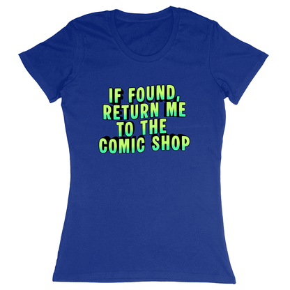 Premium Ladies Fitted Soft T-Shirt - Royal - front