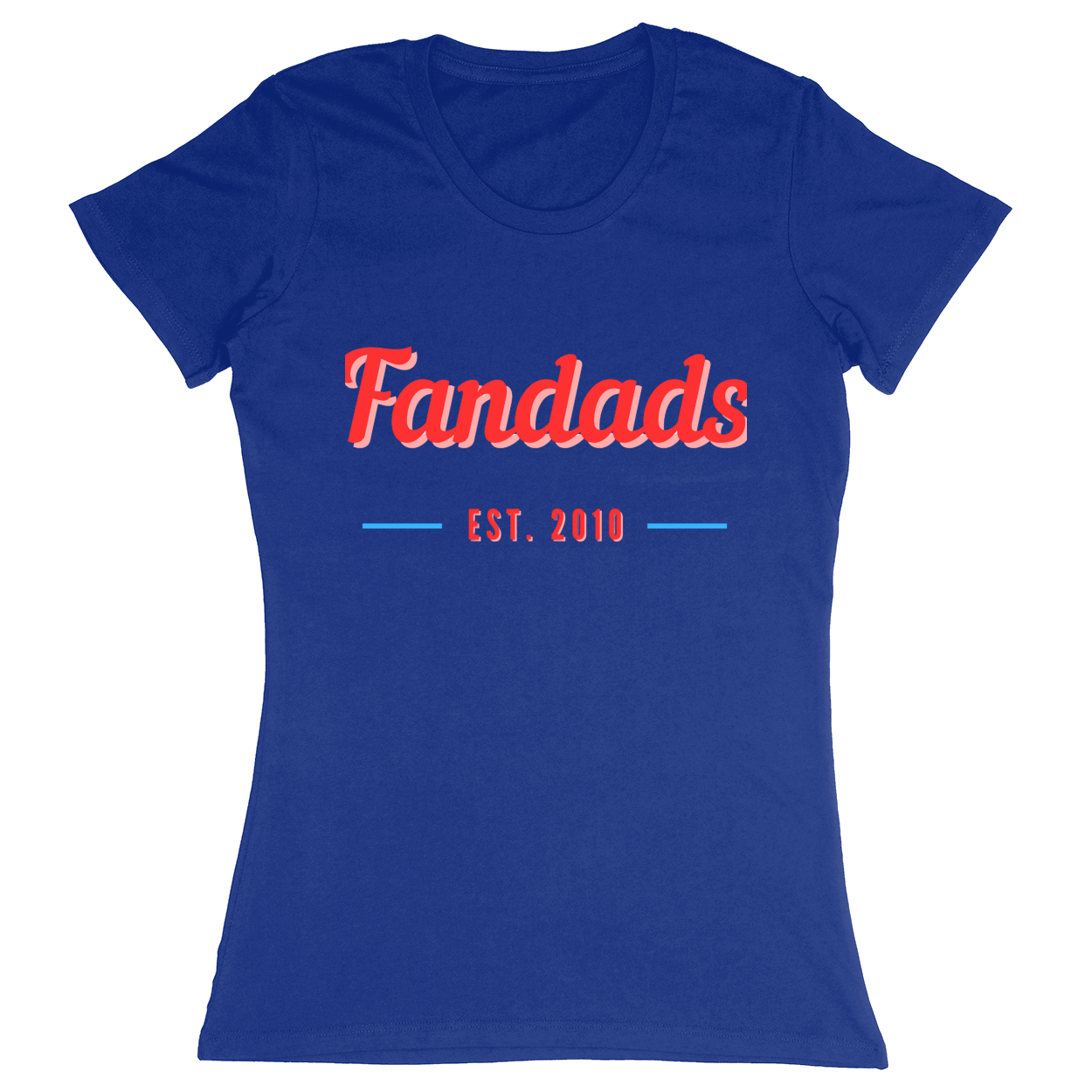 Premium Ladies Fitted Soft T-Shirt - Royal - front***Royal|||Premium Ladies Fitted Soft T-Shirt