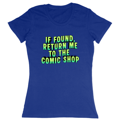 Premium Ladies Fitted Soft T-Shirt - Royal - front