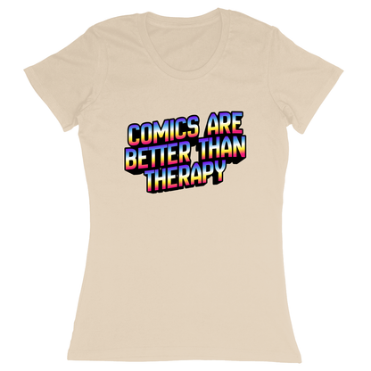 Premium Ladies Fitted Soft T-Shirt - Sand - front