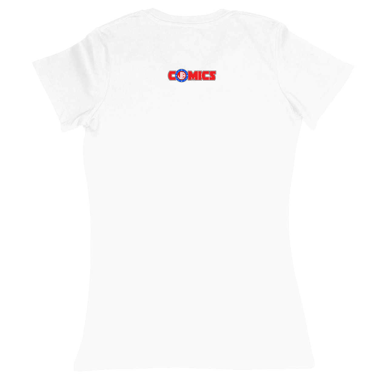 Premium Ladies Fitted Soft T-Shirt - White - back***White|||Premium Ladies Fitted Soft T-Shirt