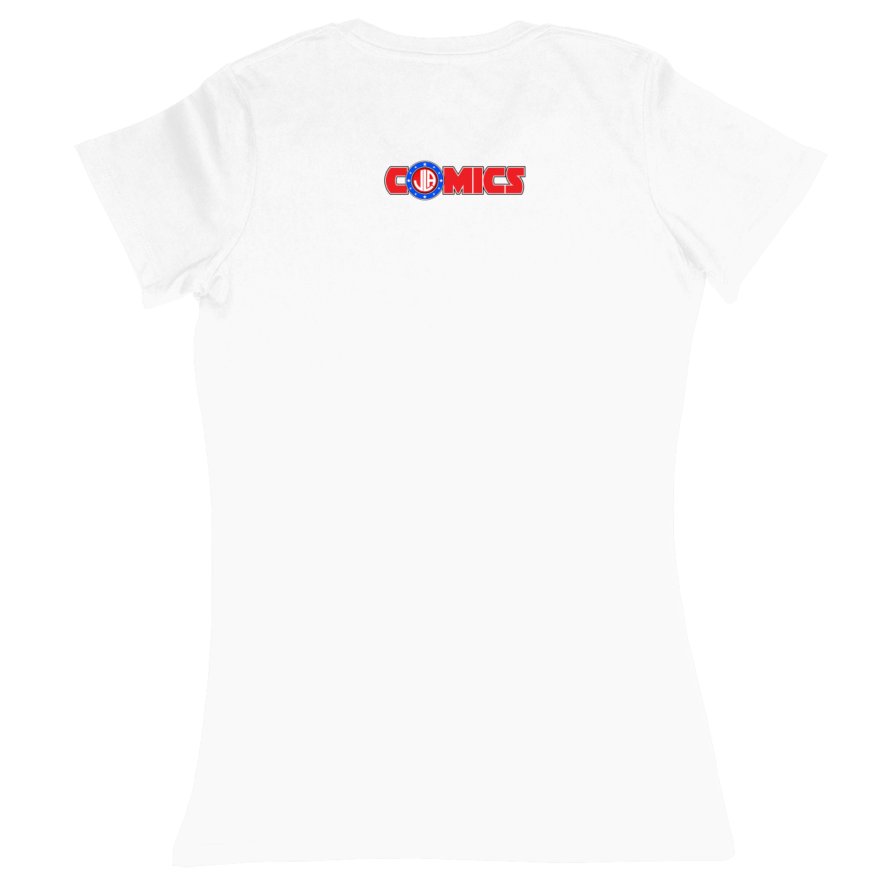 Premium Ladies Fitted Soft T-Shirt - White - back***White|||Premium Ladies Fitted Soft T-Shirt