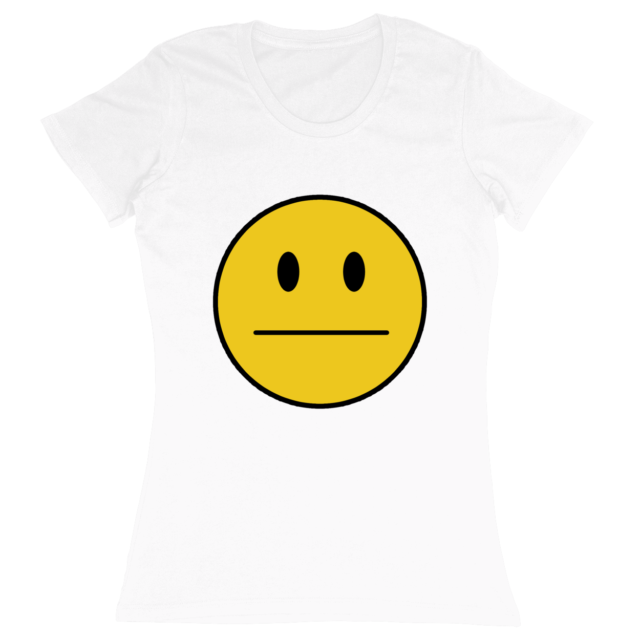 Premium Ladies Fitted Soft T-Shirt - White - front