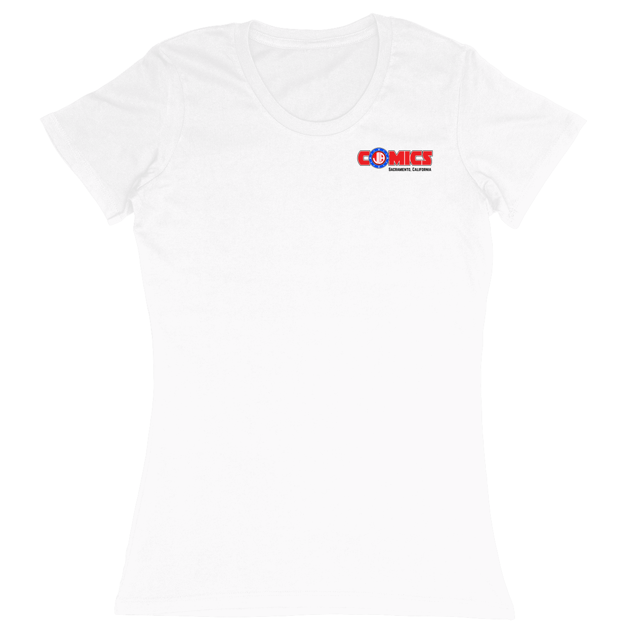 Premium Ladies Fitted Soft T-Shirt - White - front