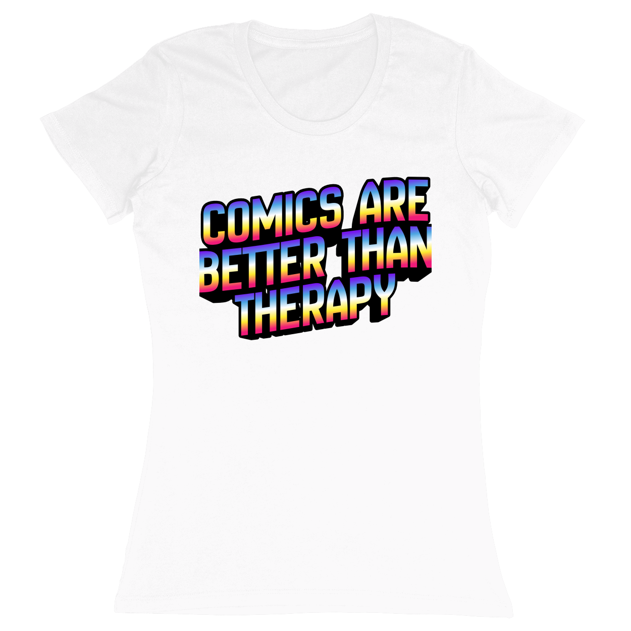 Premium Ladies Fitted Soft T-Shirt - White - front