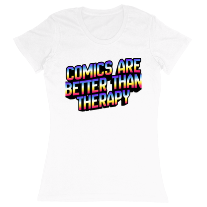 Premium Ladies Fitted Soft T-Shirt - White - front
