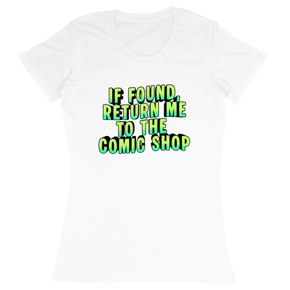 Premium Ladies Fitted Soft T-Shirt - White - front