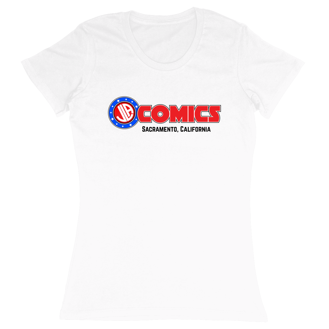 Premium Ladies Fitted Soft T-Shirt - White - front