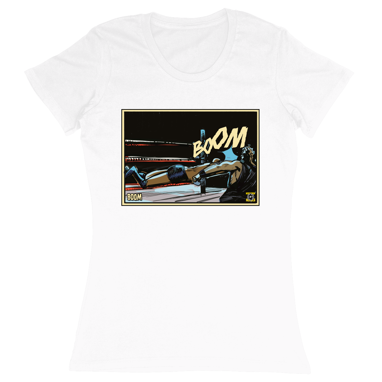 Premium Ladies Fitted Soft T-Shirt - White - front***White|||Premium Ladies Fitted Soft T-Shirt