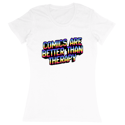 Premium Ladies Fitted Soft T-Shirt - White - front