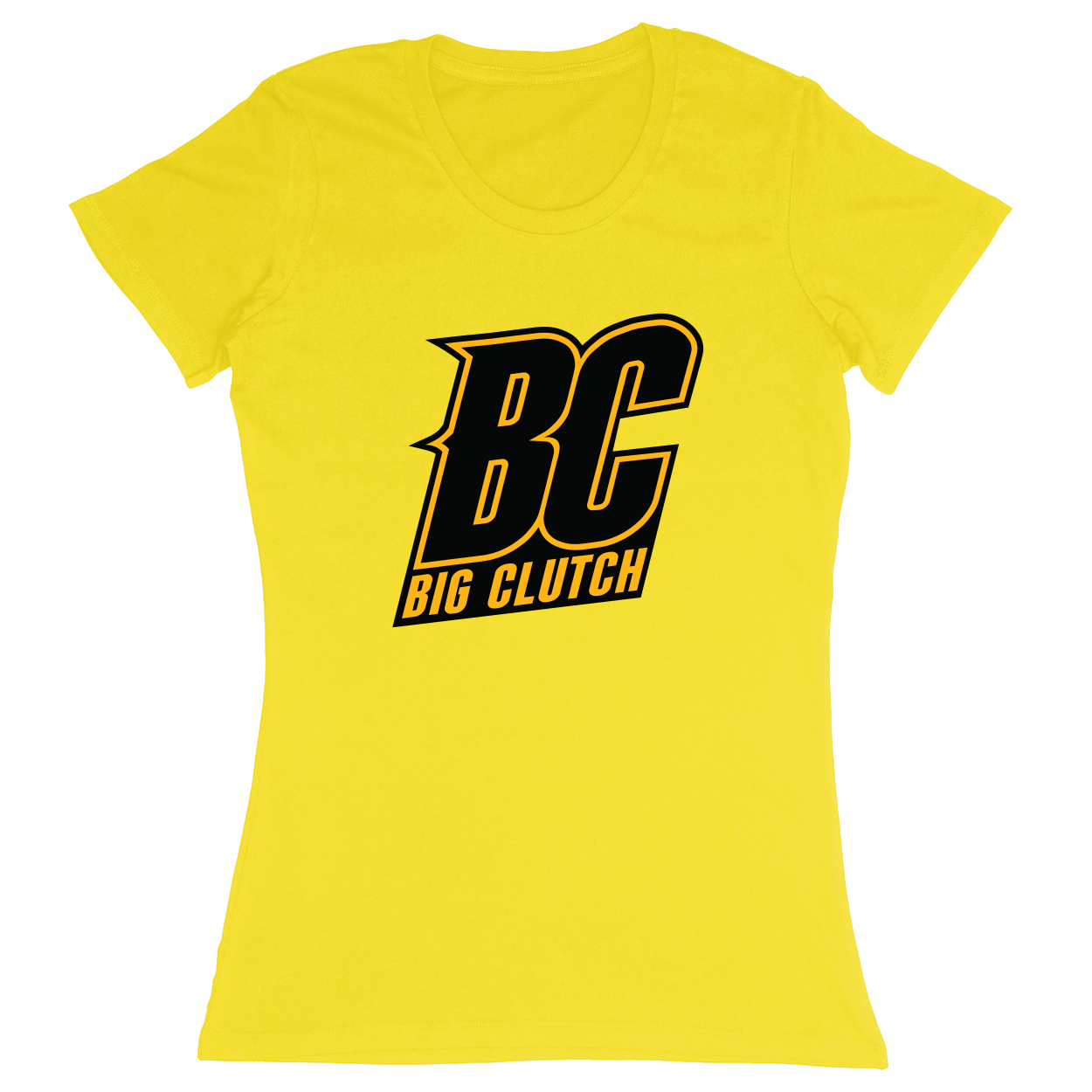 Premium Ladies Fitted Soft T-Shirt - Yellow - front***Yellow|||Premium Ladies Fitted Soft T-Shirt