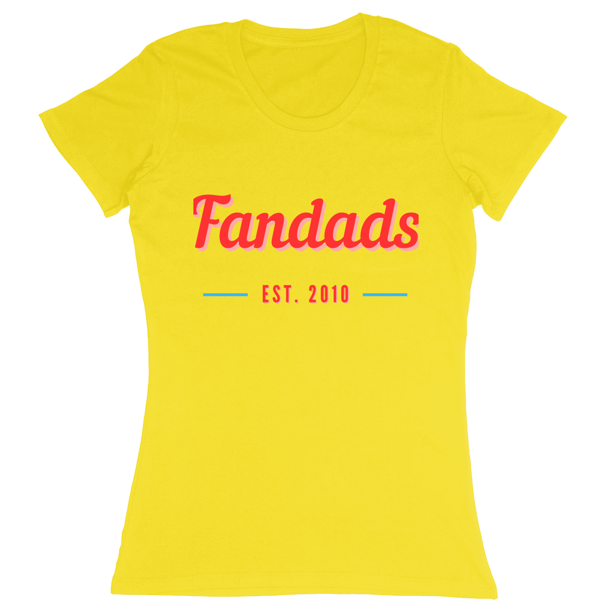 Premium Ladies Fitted Soft T-Shirt - Yellow - front***Yellow|||Premium Ladies Fitted Soft T-Shirt
