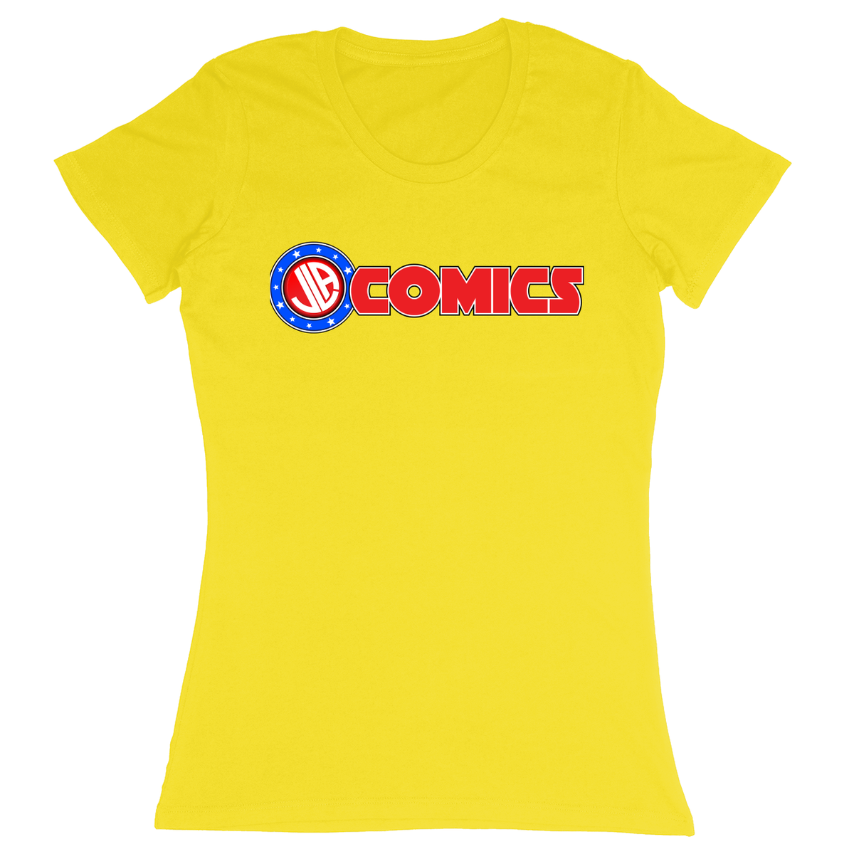 Premium Ladies Fitted Soft T-Shirt - Yellow - front***Yellow|||Premium Ladies Fitted Soft T-Shirt