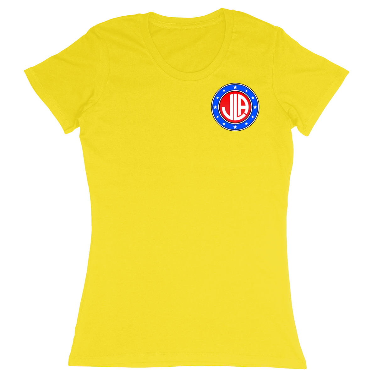Premium Ladies Fitted Soft T-Shirt - Yellow - front***Yellow|||Premium Ladies Fitted Soft T-Shirt
