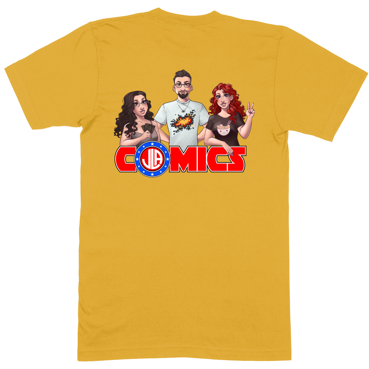 Premium Soft Unisex T-shirt - Athletic Gold - back
