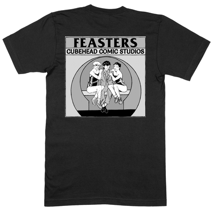 Premium Soft Unisex T-shirt - Black - back