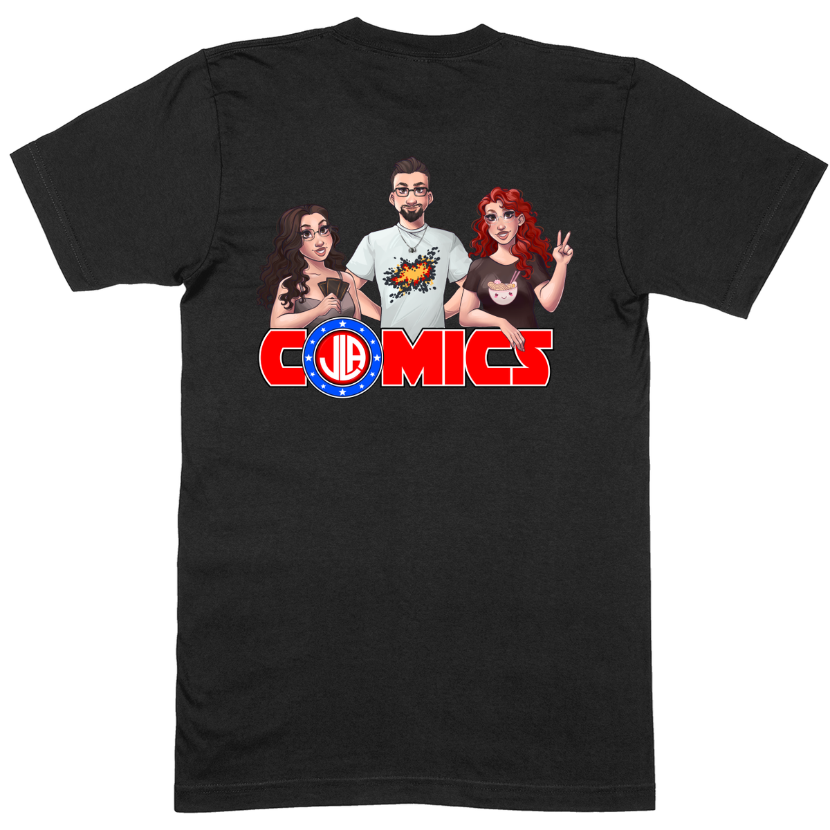 Premium Soft Unisex T-shirt - Black - back
