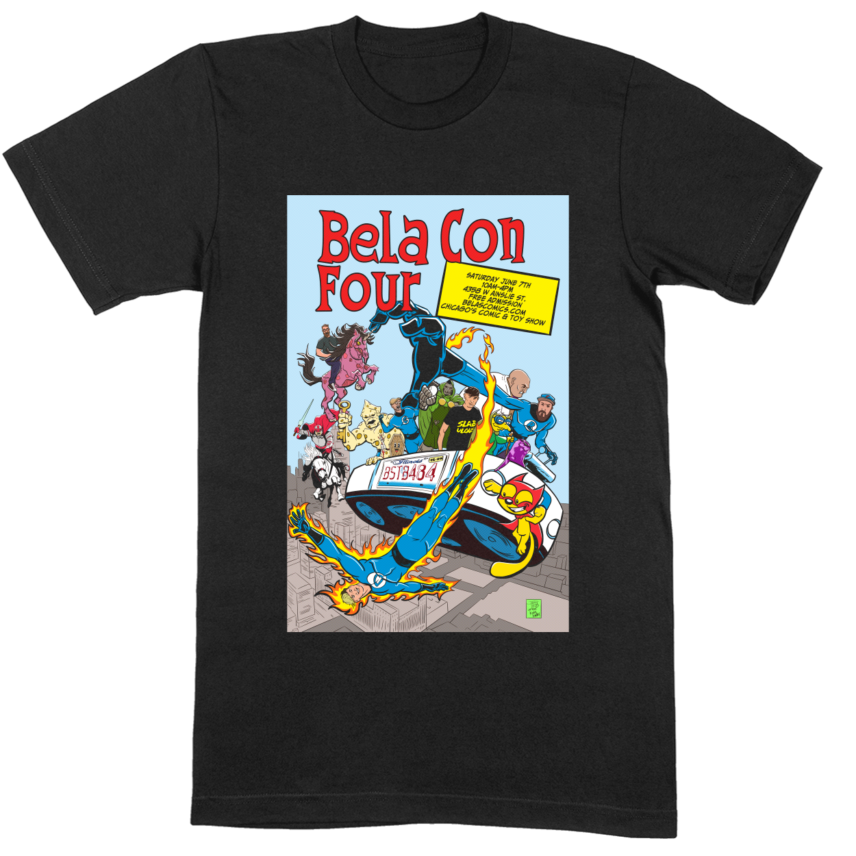 Premium Soft Unisex T-shirt - Black - front