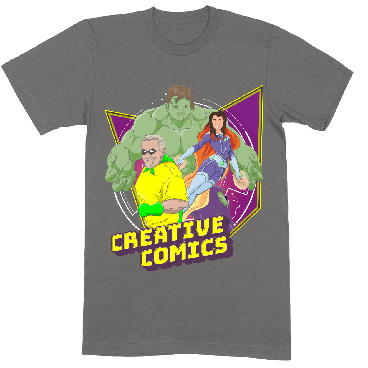 Premium Soft Unisex T-shirt - Charcoal - front***Charcoal|||Premium Soft Unisex T-shirt