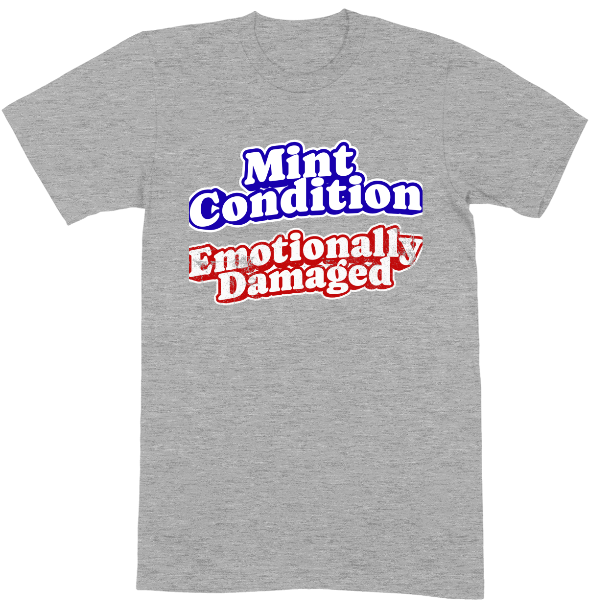 Premium Soft Unisex T-shirt - Heather Grey - front***Heather Grey|||Premium Soft Unisex T-shirt