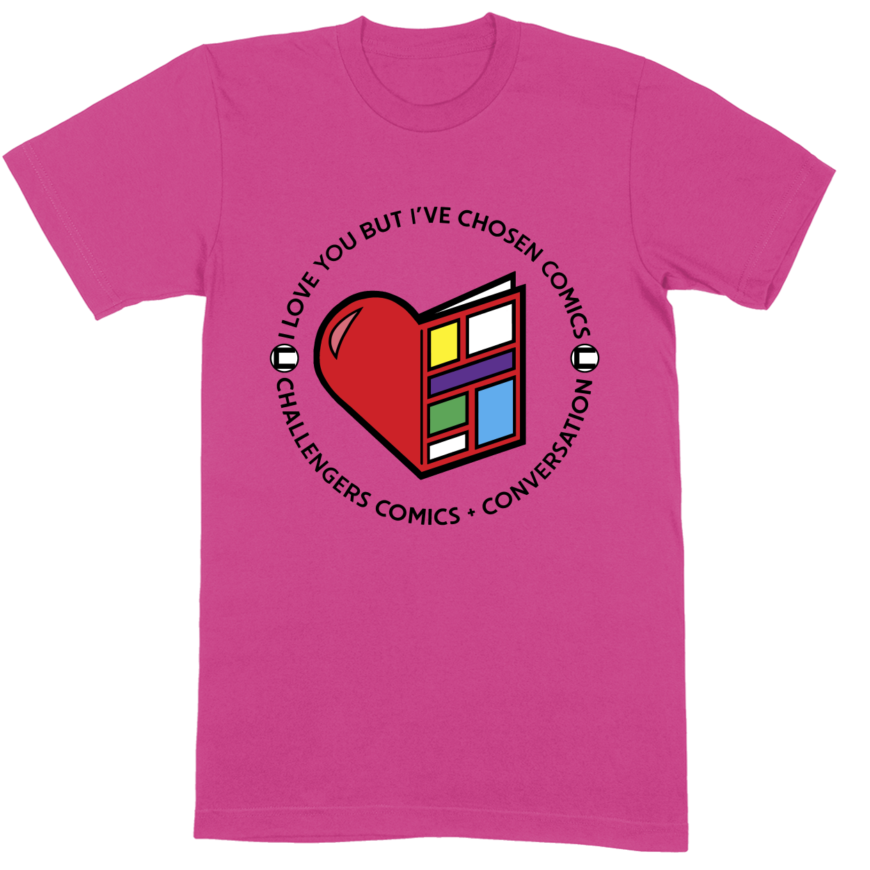 Premium Soft Unisex T-shirt - Hot Pink - front