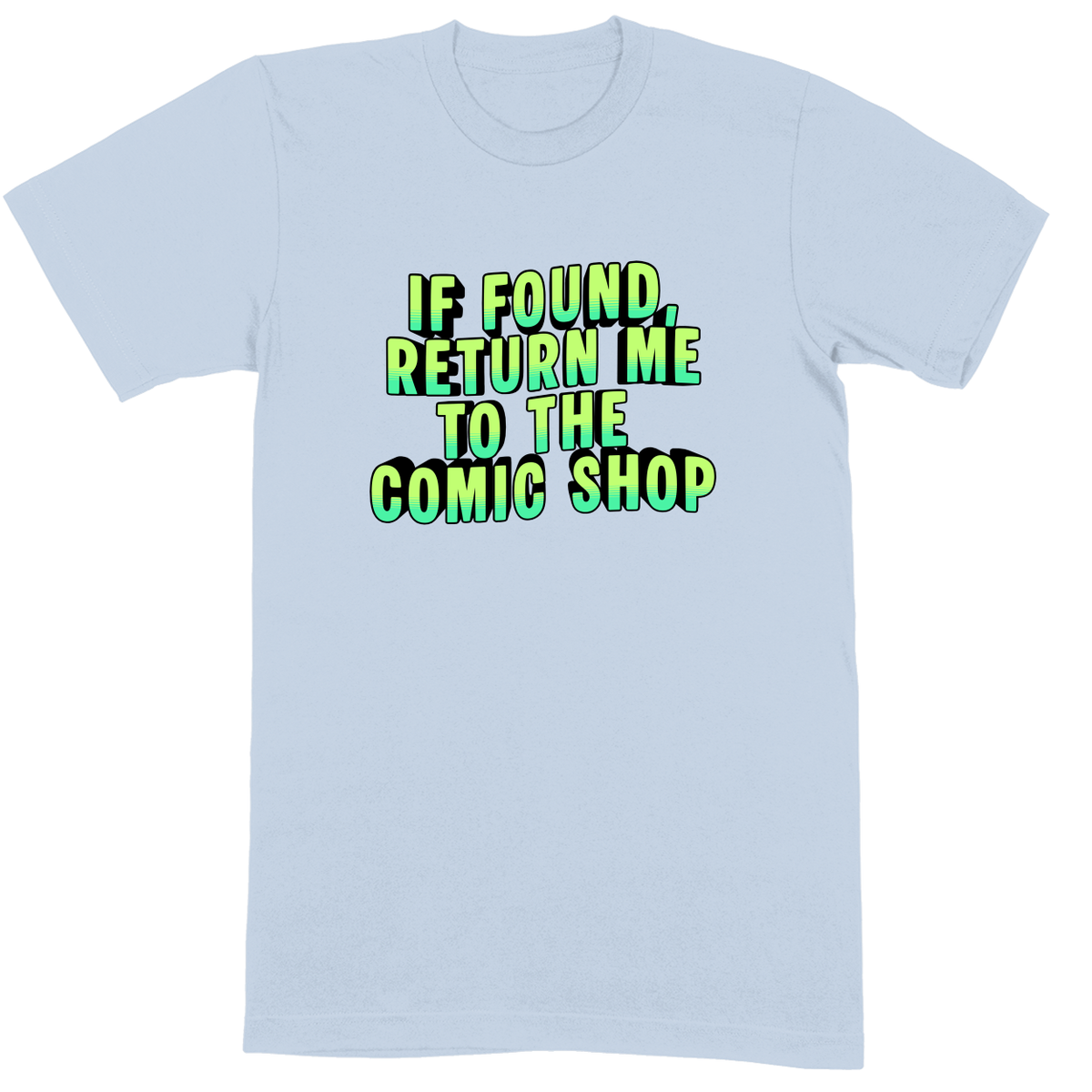 Premium Soft Unisex T-shirt - Light Blue - front***Light Blue|||Premium Soft Unisex T-shirt