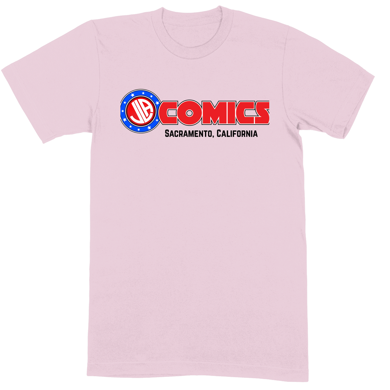 Premium Soft Unisex T-shirt - Light Pink - front***Light Pink|||Premium Soft Unisex T-shirt