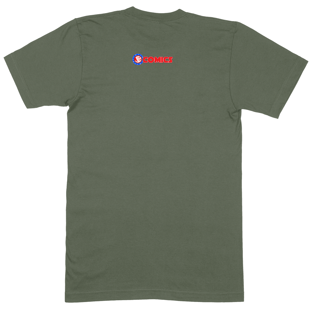 Premium Soft Unisex T-shirt - Military Green - back***Military Green|||Premium Soft Unisex T-shirt