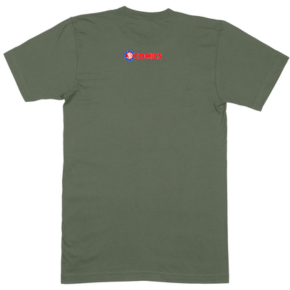 Premium Soft Unisex T-shirt - Military Green - back