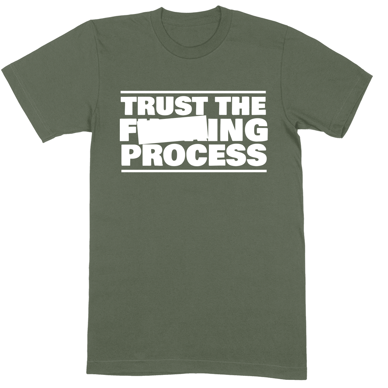 Premium Soft Unisex T-shirt - Military Green - front***Military Green|||Premium Soft Unisex T-shirt