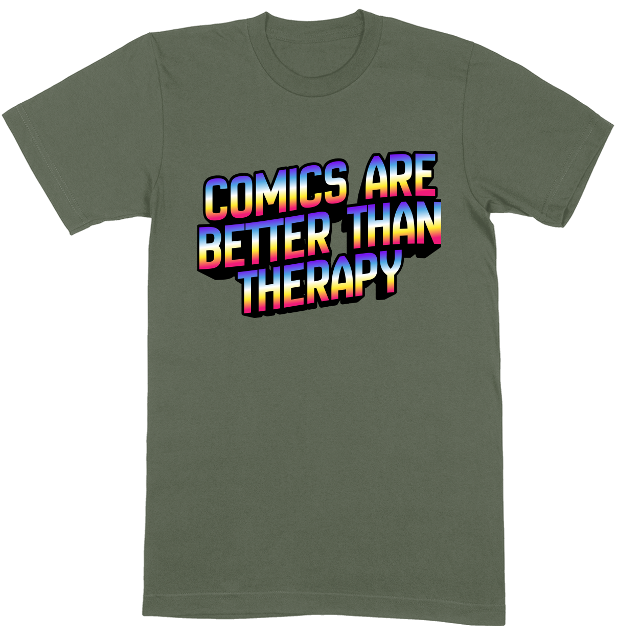 Premium Soft Unisex T-shirt - Military Green - front
