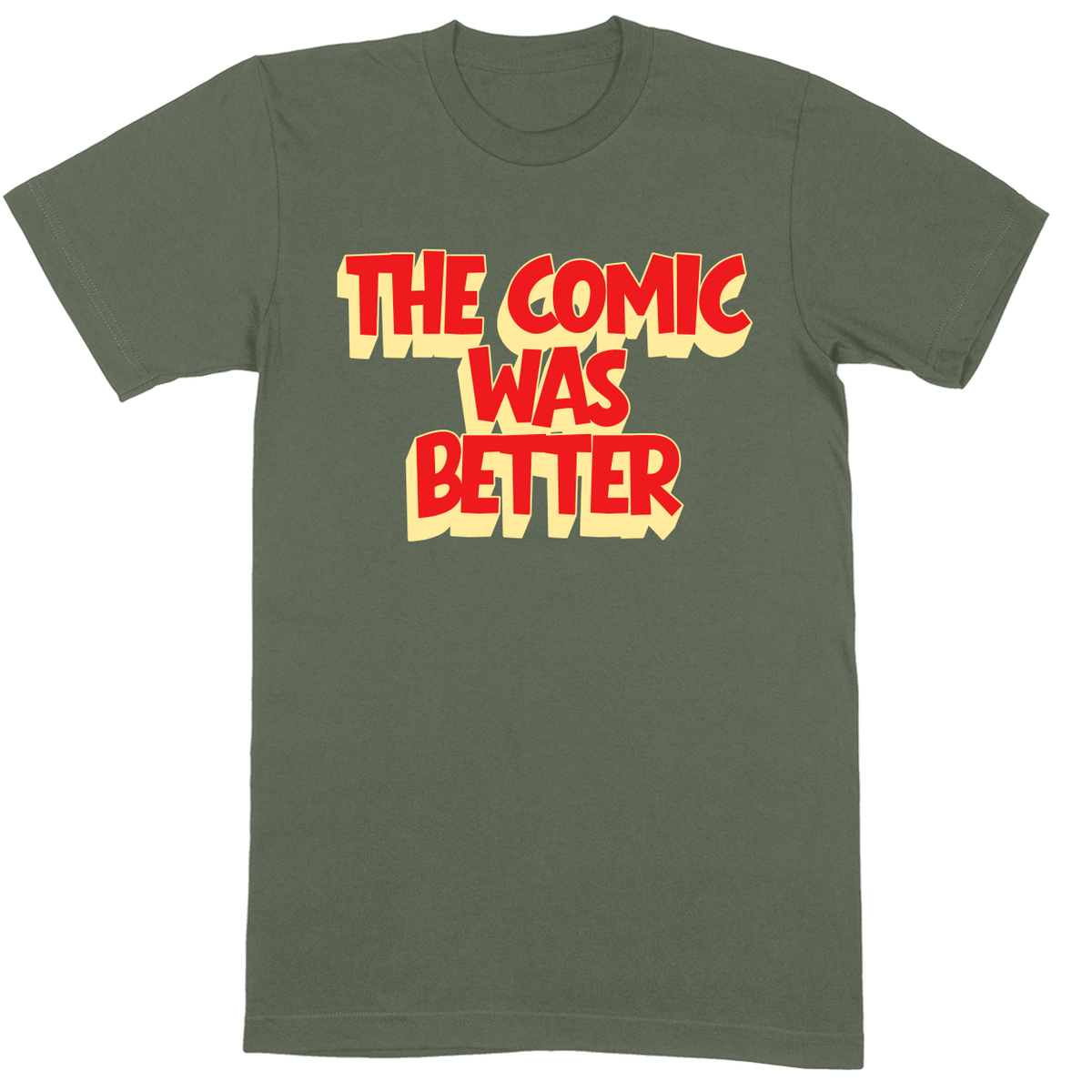 Premium Soft Unisex T-shirt - Military Green - front