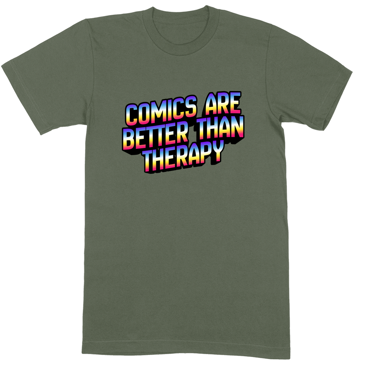 Premium Soft Unisex T-shirt - Military Green - front