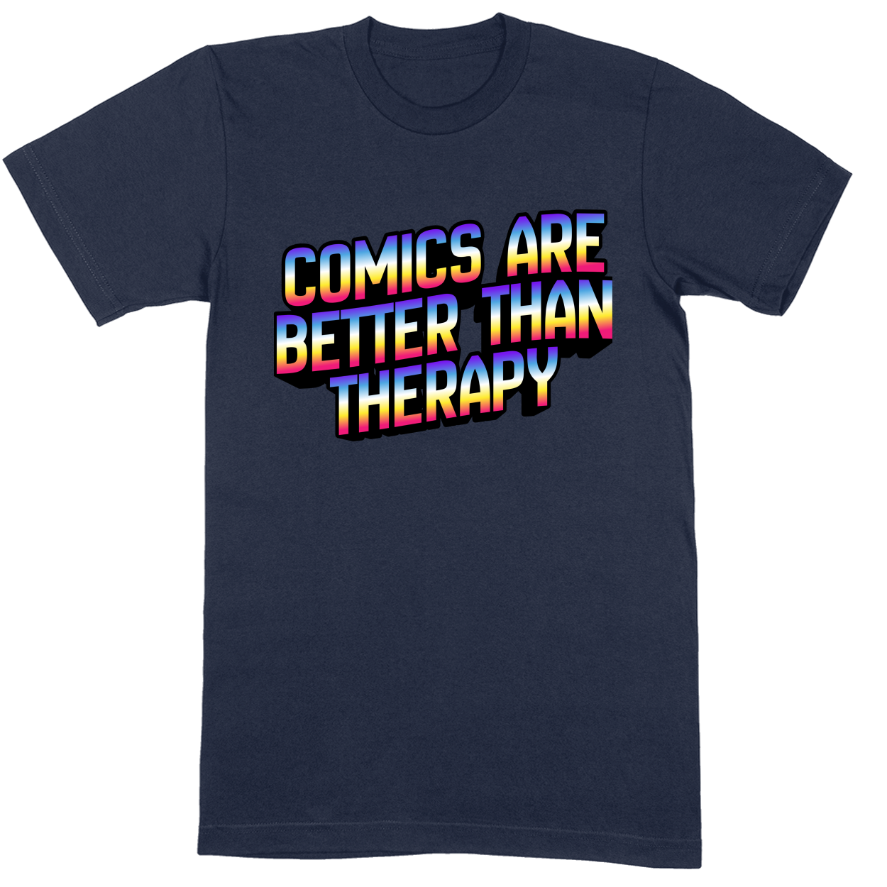 Premium Soft Unisex T-shirt - Navy - front