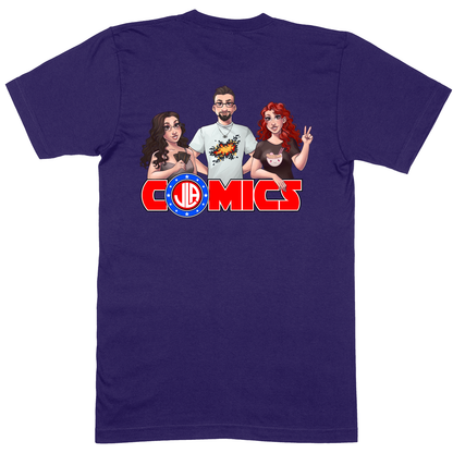 Premium Soft Unisex T-shirt - Purple - back