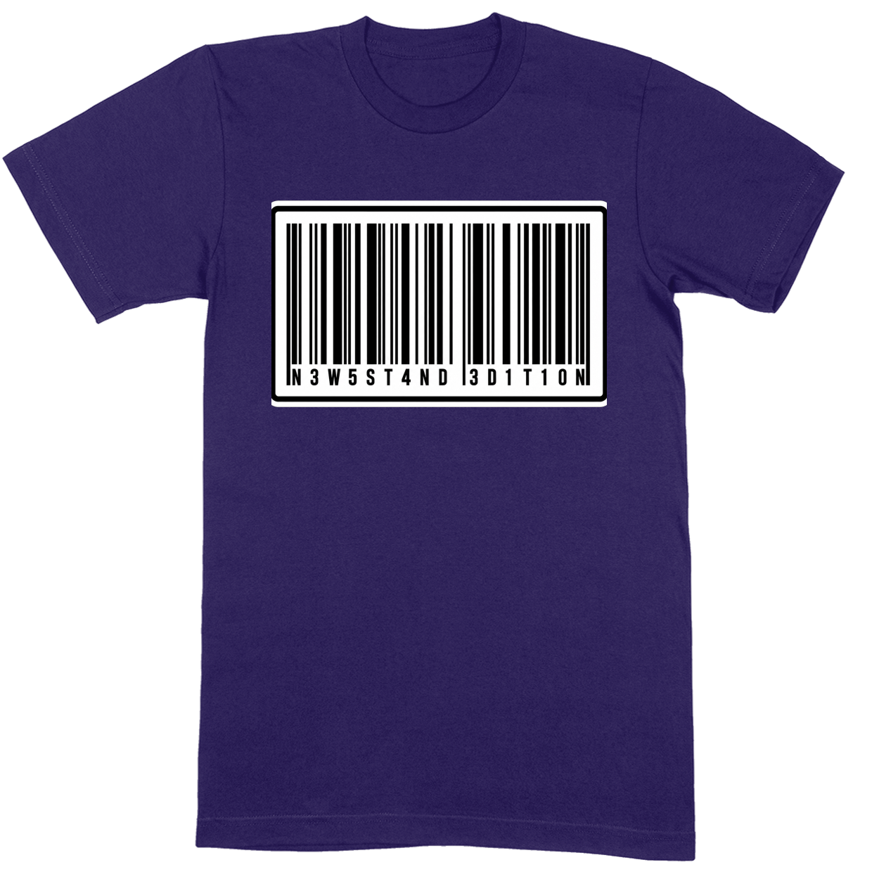 Premium Soft Unisex T-shirt - Purple - front***Purple|||Premium Soft Unisex T-shirt