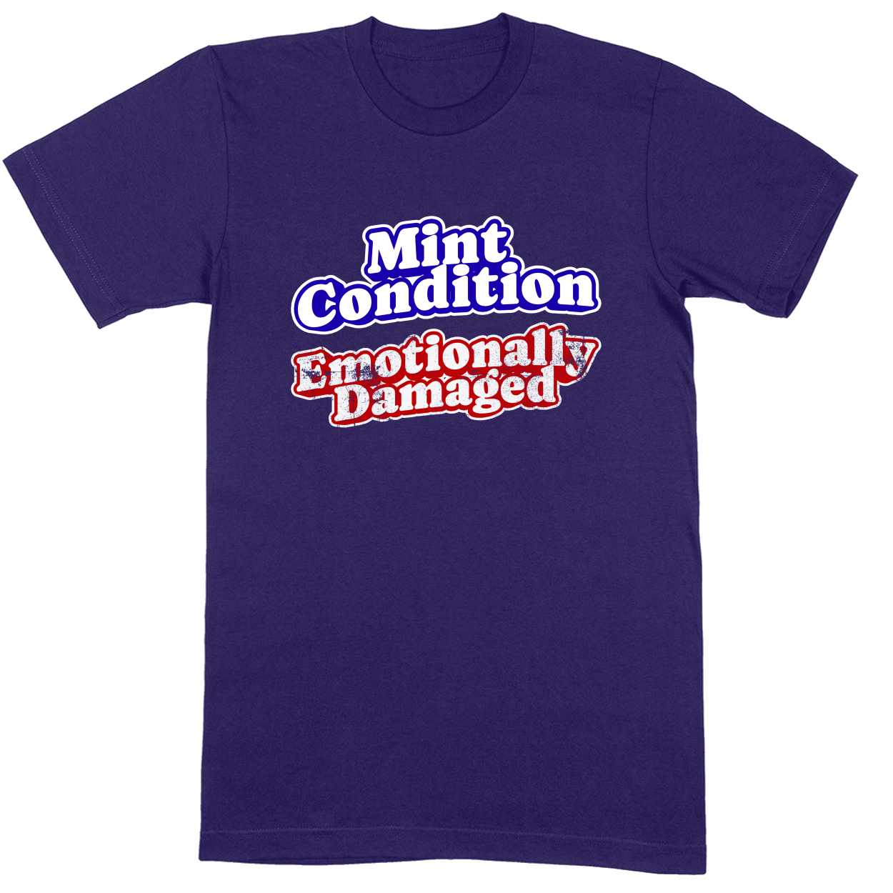Premium Soft Unisex T-shirt - Purple - front***Purple|||Premium Soft Unisex T-shirt
