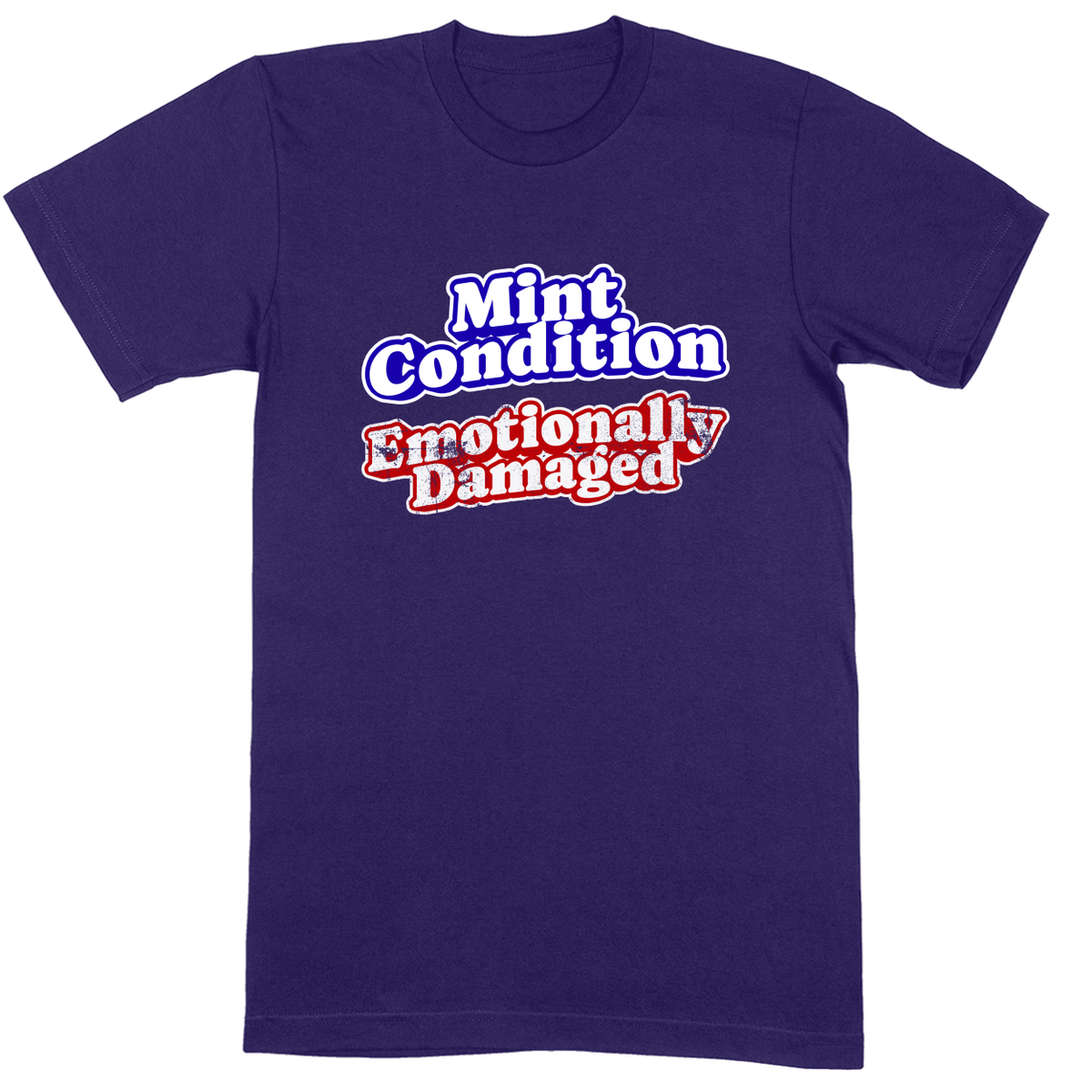 Premium Soft Unisex T-shirt - Purple - front***Purple|||Premium Soft Unisex T-shirt