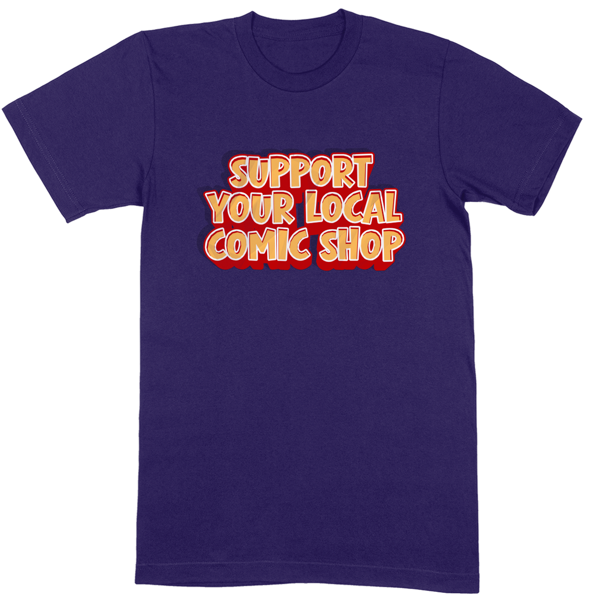 Premium Soft Unisex T-shirt - Purple - front***Purple|||Premium Soft Unisex T-shirt