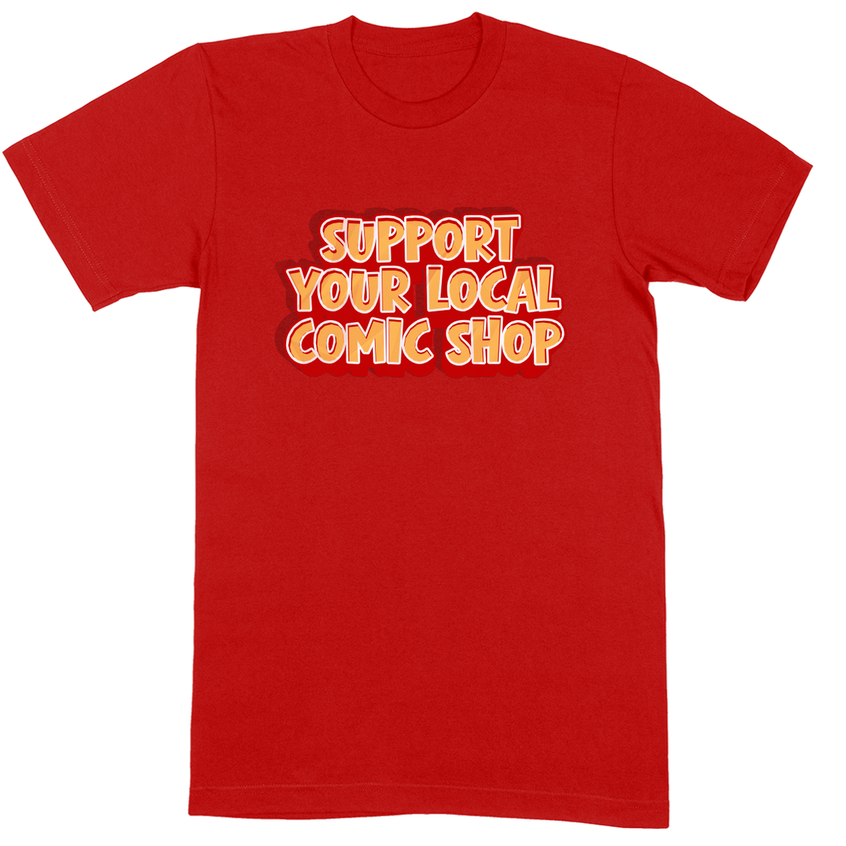 Premium Soft Unisex T-shirt - Red - front***Red|||Premium Soft Unisex T-shirt