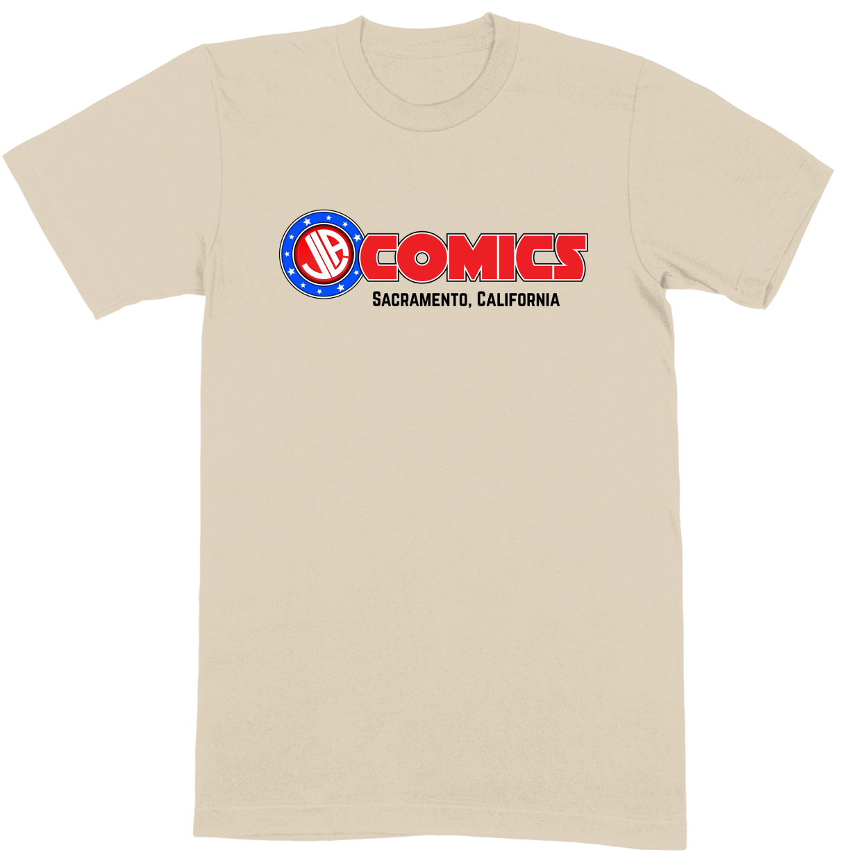 Premium Soft Unisex T-shirt - Sand - front***Sand|||Premium Soft Unisex T-shirt