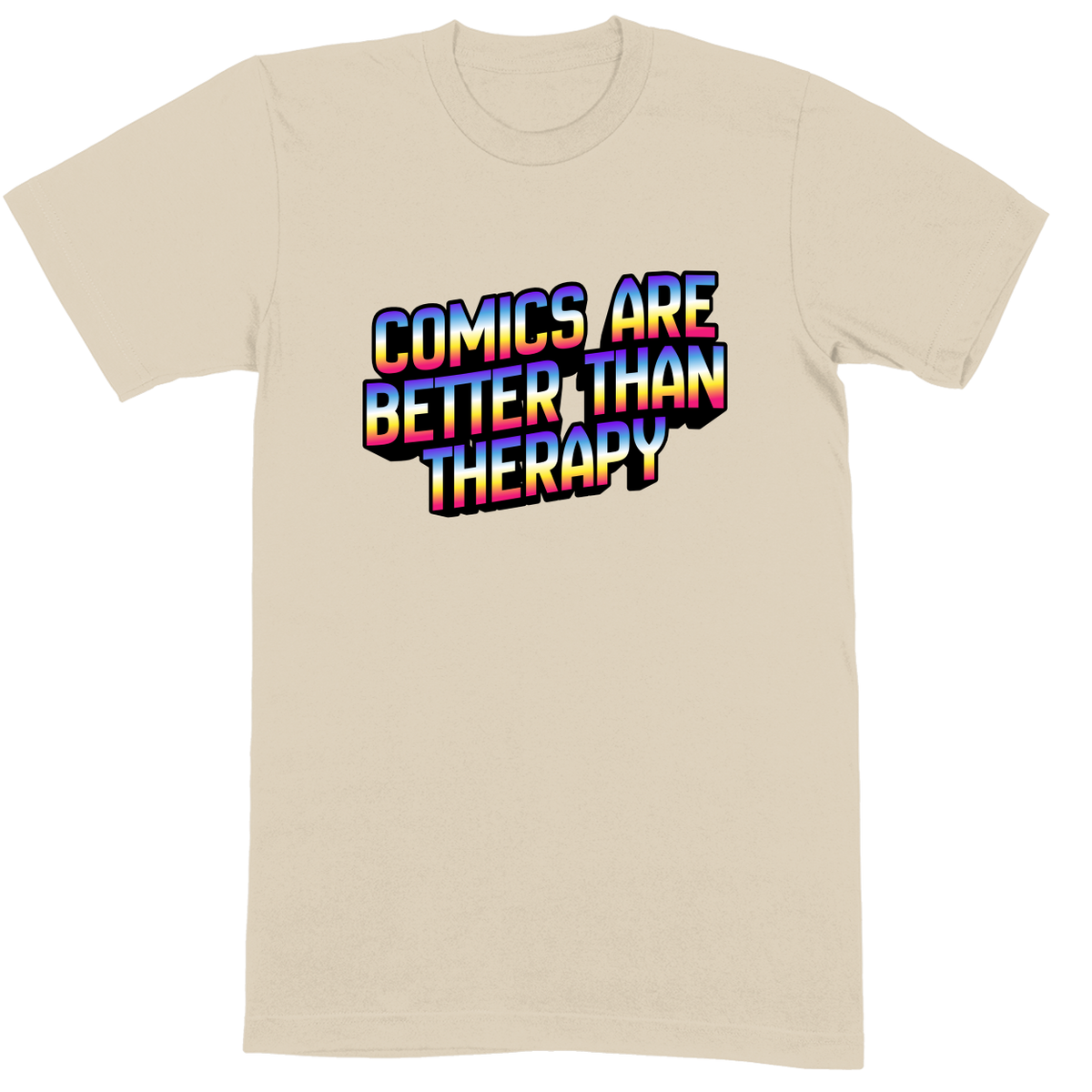 Premium Soft Unisex T-shirt - Sand - front***Sand|||Premium Soft Unisex T-shirt